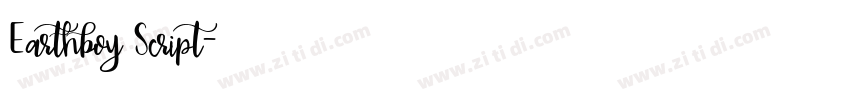 Earthboy Script字体转换